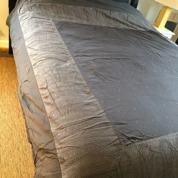 🎉Host Pick🎉NWOT Fieldcrest Luxury Queen Duvet Cover - Picture 7 of 7